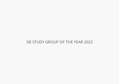 DE STUDY GROUP OF THE YEAR 2023