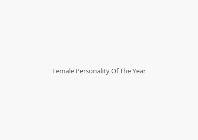 Female Personality Of The Year