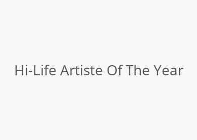 Hi-Life Artiste Of The Year