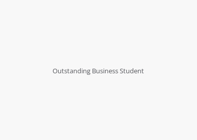 Outstanding Business Student