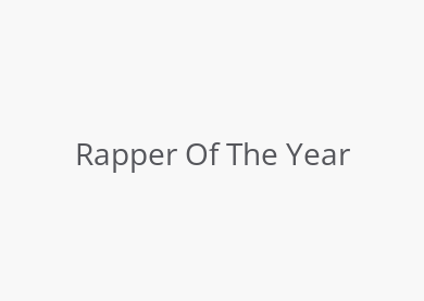 Rapper Of The Year